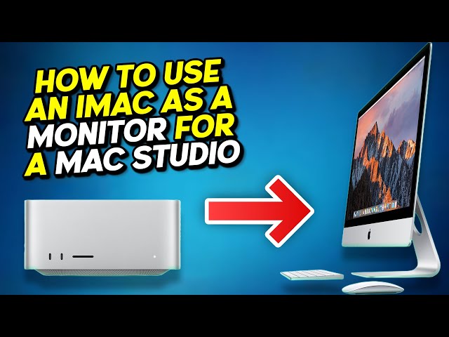 How to use an iMac as a monitor for a Mac Studio - DUET Display