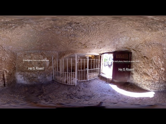 Inside The EMPTY Tomb of Jesus!