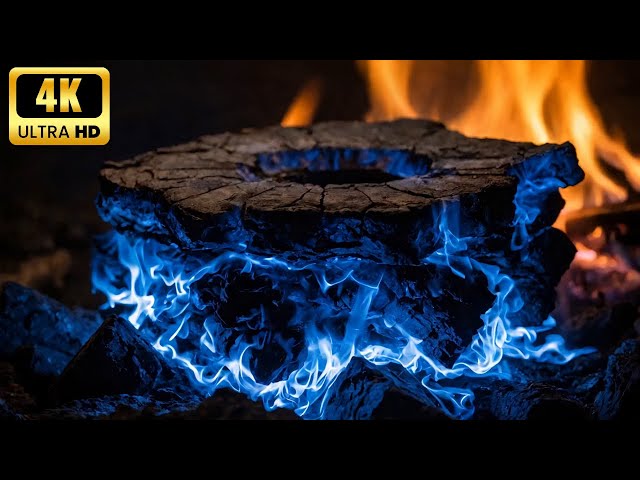 🔥 Cozy Fireplace Ambiance with Burning Logs & Crackling Fire Sounds for Better Sleep & Relaxation V3