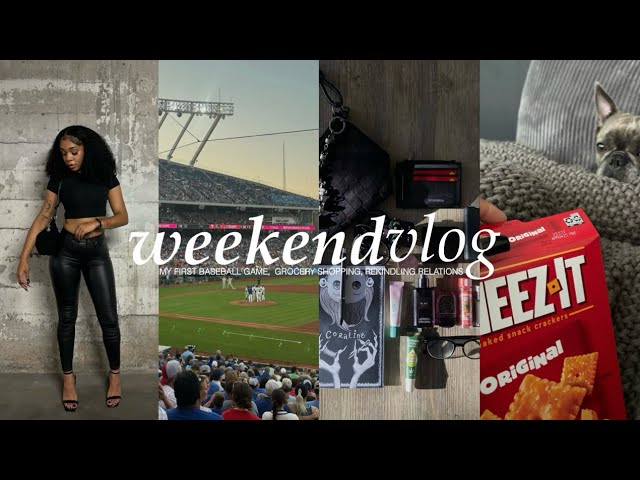 weekend vlog: my first baseball game, errands runs, girl his card declined.. TWICE!