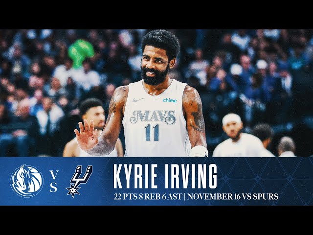 Kyrie Irving (22 Points) Highlights vs. Spurs | November 16, 2024