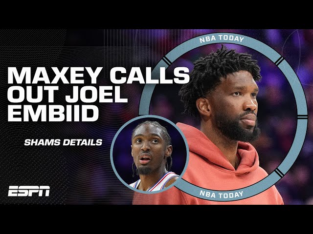 JOEL EMBIID LATE FOR EVERYTHING?! 👀 Tyrese Maxey called him out in meeting, per Shams | NBA Today