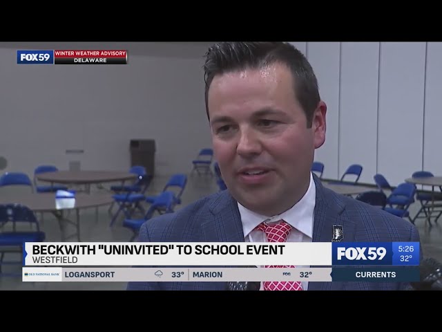 Lt. Governor-elect Beckwith 'uninvited' to Westfield school event