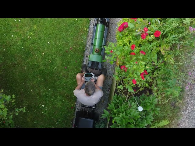 7.25 Inch Coal Fired Stirling Double Drone Footage