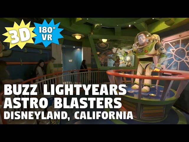 [3D VR] Disneyland - Buzz Lightyear's Astro Blasters Ride (Comfort:Moderate)