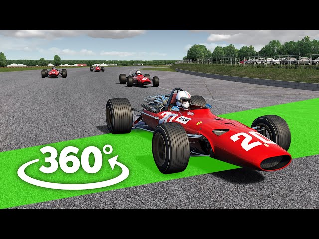 360° Ferrari 312 F1-67 Onboard 3.0L V12 Amazing sound engine