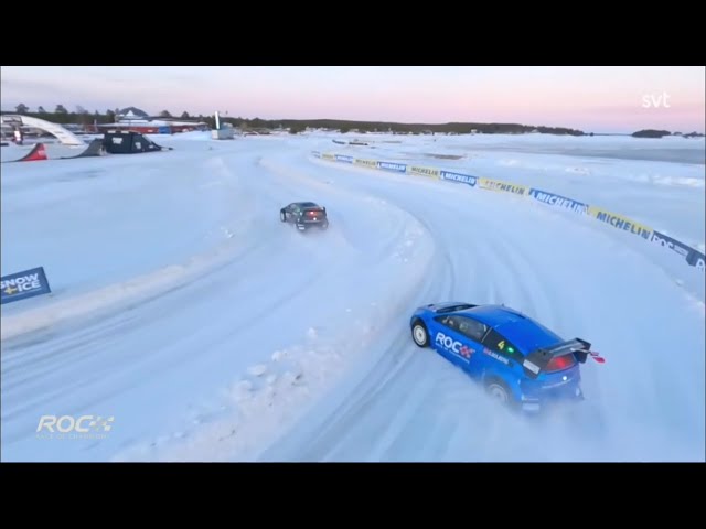 Oliver Solberg vs Thierry Neuville | Race of Champions Sweden 2023: Nations Cup