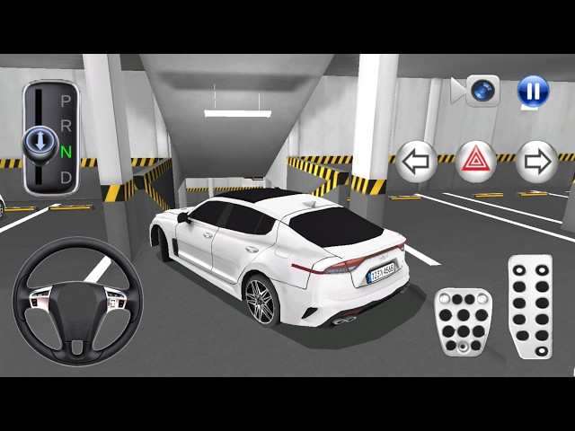 New Sedan Car Kia Stinger in Parking Building - 3D Driving Class 2024 - best Android -gameplay