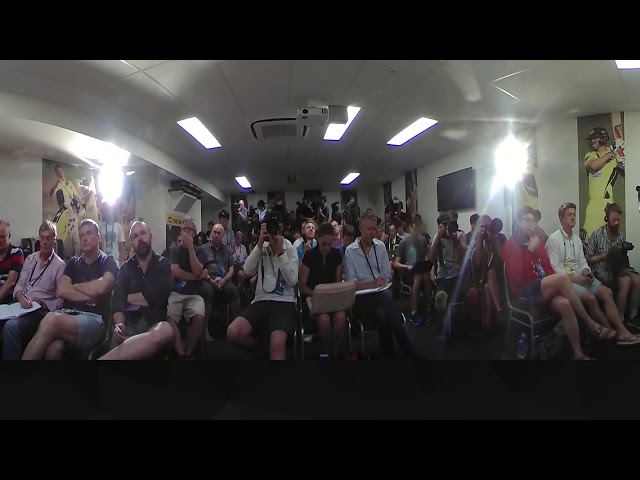 Get up close to the captains' pressers