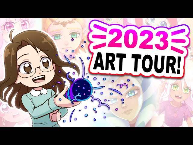 2023 ART TOUR! 🎉 Looking at art I created in 2023!