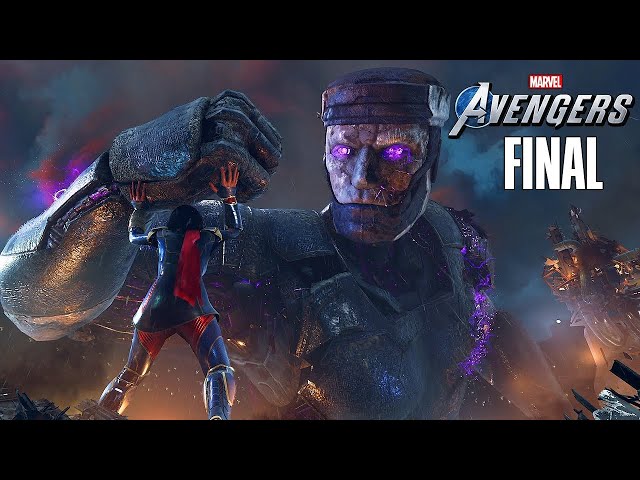 MARVEL'S AVENGERS Walkthrough Gameplay Part 17 - Avengers Vs M.O.D.O.K. ENDING & FINAL BOSS