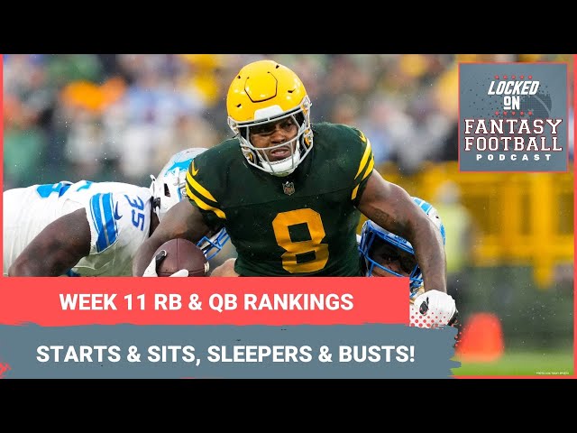 Fantasy football Week 11 RB and QB rankings: BEST starts for your lineups, sleepers, sits and busts