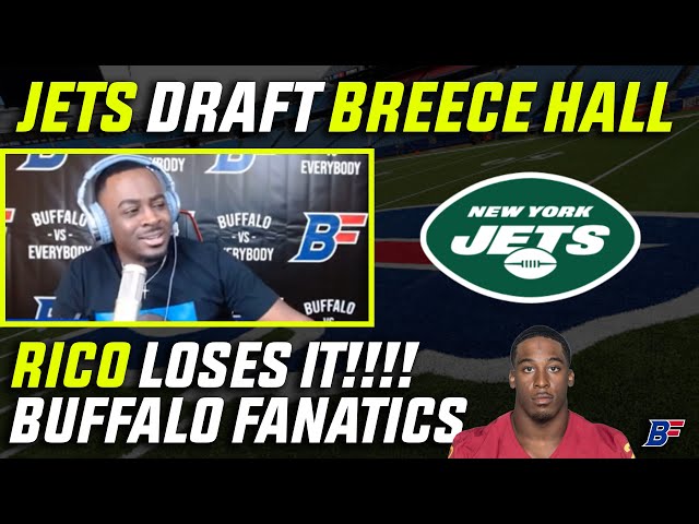 Bills Fans HEATED Jets Draft Breece Hall