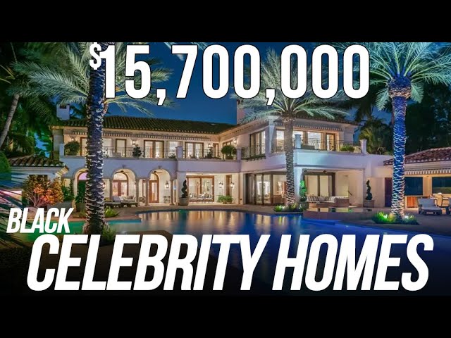 20 Black Celebrity Homes & Mansions | SWIZZ BEATZ, TYRESE, STEVE HARVEY, BIG SEAN, KELLY ROWLAND