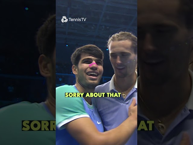 Zverev & Alcaraz Show Full Respect At The Net 🤝