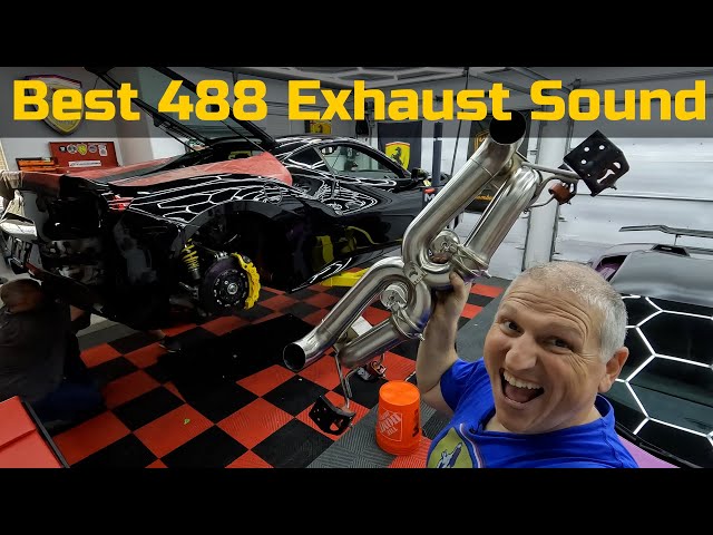 EPIC Ferrari 488 Kline Inconel Exhaust Installation and Sound