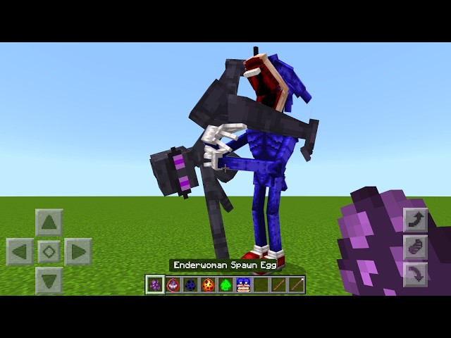 Every Shin Sonic vs Jenny Enderwoman Mod ADDON UPDATE in MINECRAFT PE