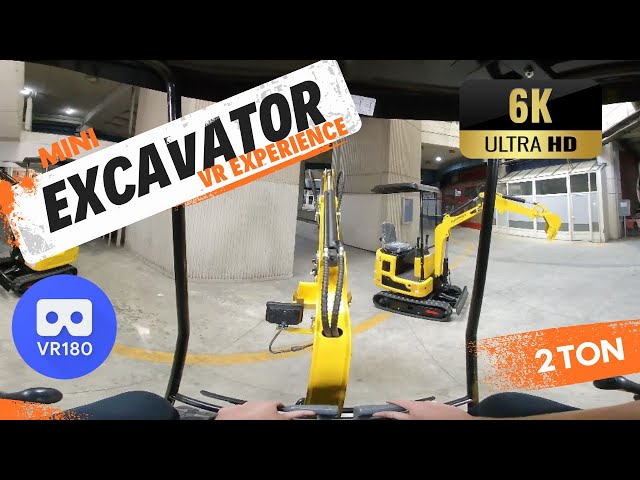 Mini Excavator VR Experience - 6K 3D VR180