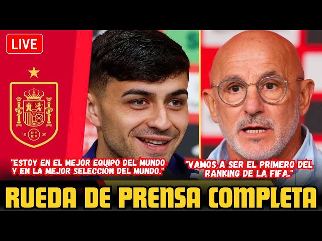 💥MIRA ESTO PEDRI Y LUIS DE LA FUENTE RUEDA DE PRENSA ESPANÃ VS SUIZA SELECCIÓN ESPAÑOLA