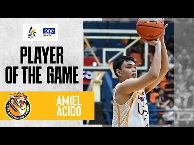 Amiel Acido STEPS UP with 14 PTS for UST vs AdU | UAAP SEASON 87 MENS BASKETBALL ROUND 2 | HIGHLIGHT