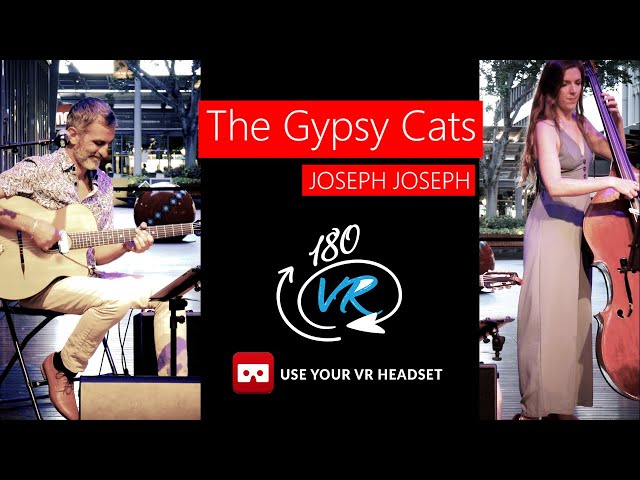 The Gypsy Cats Playing Joseph Joseph at Brisbane City in 180 3D Virtual Reaity