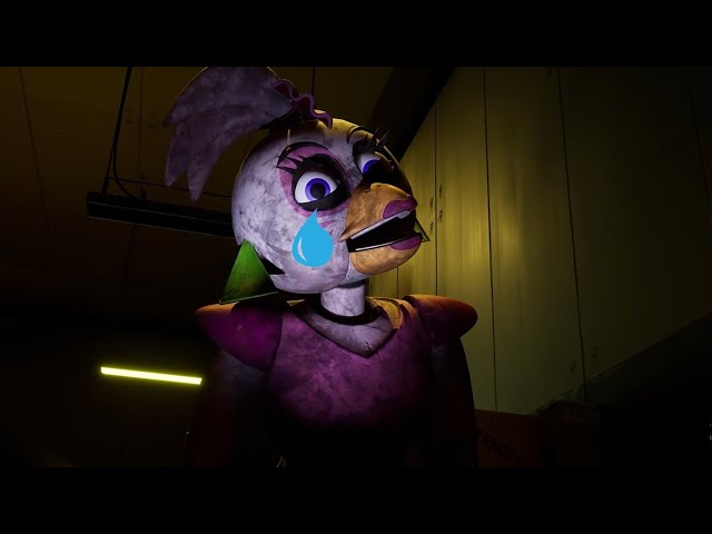 Glamrock Chica crying