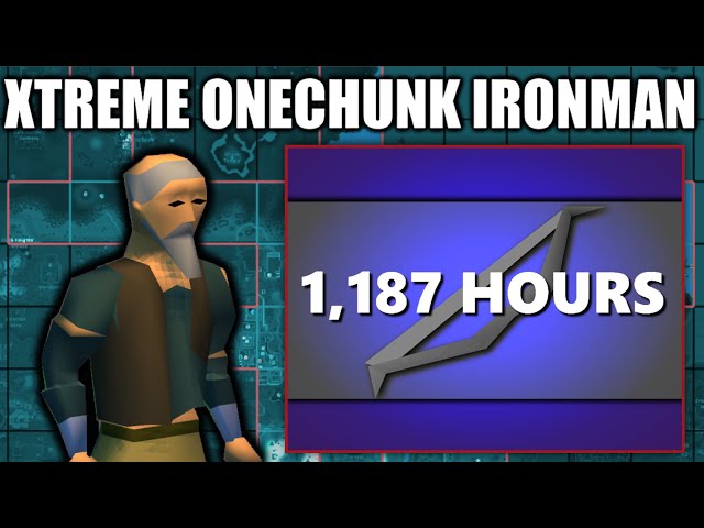 The 1,187 Hour Shortbow - Xtreme Onechunk Ironman #15