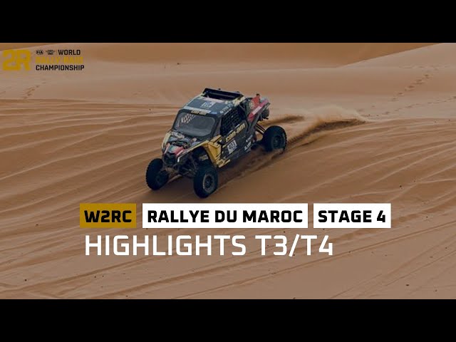 Highlights T3/T4 - Stage 4 - Rallye du Maroc 2023 #W2RC