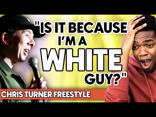 White Rapper has Black Dude Worried... | Chris Turner's Freestyle Rap