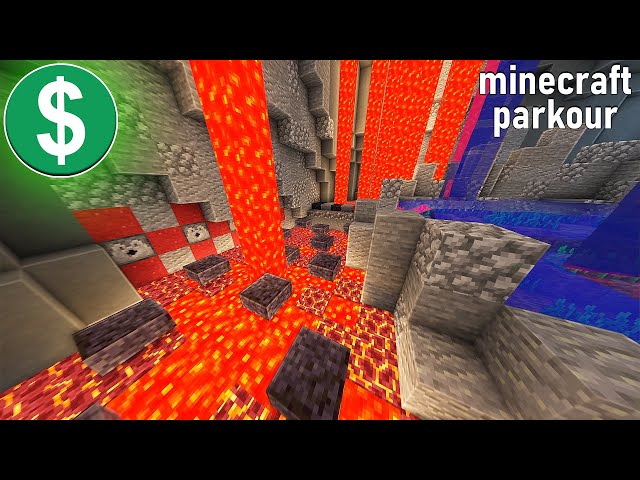 Minecraft Parkour Gameplay No Copyright 4K