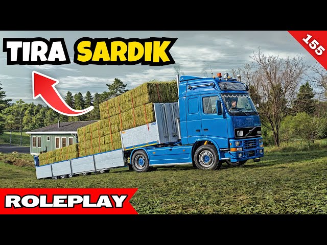 WE LOADED HUGE BALES ONTO THE TRUCK | FS 22 REAL LIFE | MEDRP ANKARA | S3 B155