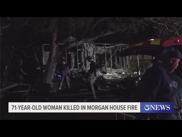 Elderly woman dead after fire breaks out on Morgan Avenue late Wednesday