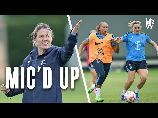 SONIA BOMPASTOR MIC'D UP 🎤 | Women's pre-season training | Chelsea Women 2024/25