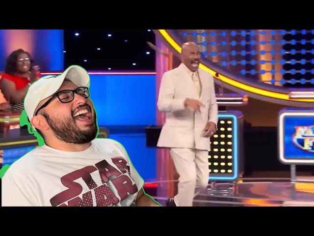 Answers That Made STEVE HARVEY Throw His Card on Family Feud - Reaction!!