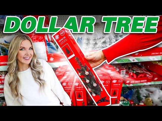 You'll never walk past these DOLLAR TREE Christmas trees again!