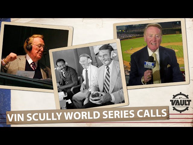 Vin Scully called some MEMORABLE World Series clinching games! (THREE walk-offs to win World Series)