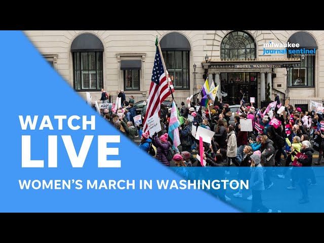 Live: Women's March to White House and rally in Washington D.C. days with 2024 Election looming