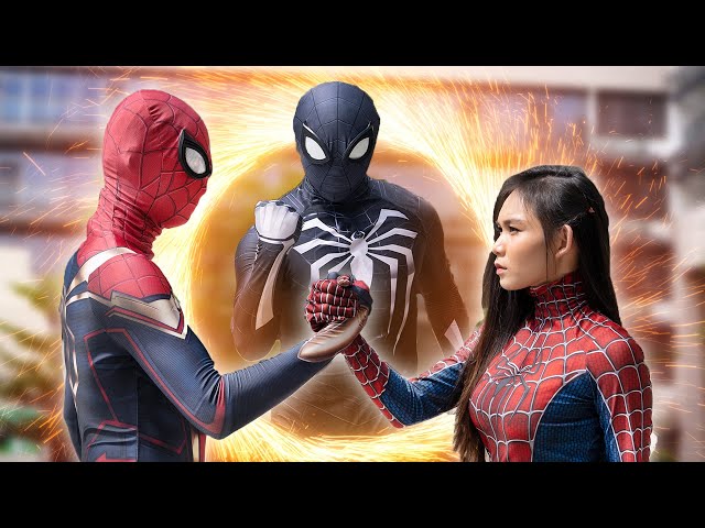 TEAM SPIDER-MAN & SPIDER-GIRL vs BAD GUYS || Live Action Combat || Superhero in Real life