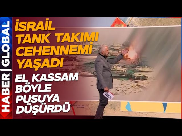 İsrail Tank Takımı Cehennemi Yaşadı! El Kassam RPG, Bomba ve Silahlarla Pusuya Düşürdü