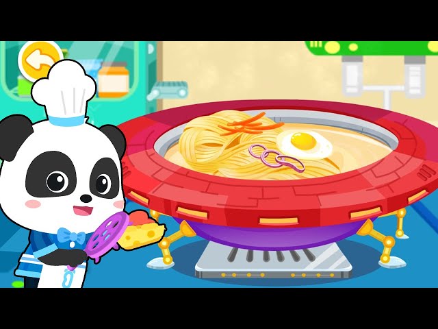 Yummy Food in Space Kitchen🍴| Pretend Play | Kids Cartoon | for Kids | Gameplay Video | BabyBus