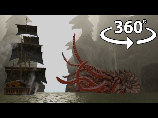 Kraken Roller Coaster 360° VR Video