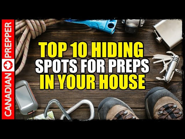 Best Places to Hide Prepping Supplies in Your House