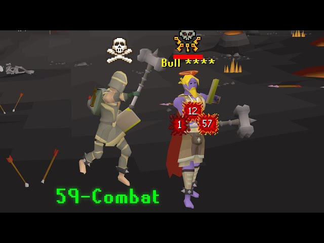 This Account can hit 57 at Only 59 Combat