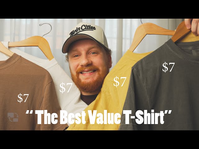 The $7 Tee That Feels Like A Premium $40 Tee | The Best Affordable Basic T-Shirts!