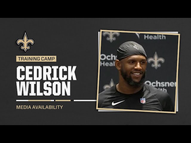 Cedrick Wilson Jr. on Run Blocking, Open Practice in Superdome | Saints Training Camp 2024