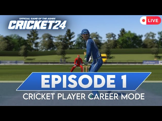 INSANE CAREER MODE IN CRICKET 24 EP-1  LIVE #careermode