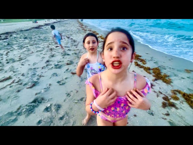 DAD SURVIVES TAKING DAUGHTERS TO THE BEACH