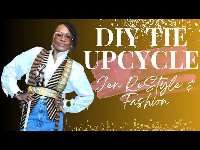 Men's tie upcycle | Making a vest from Men's  Ties | DIY Ties | Upcycle