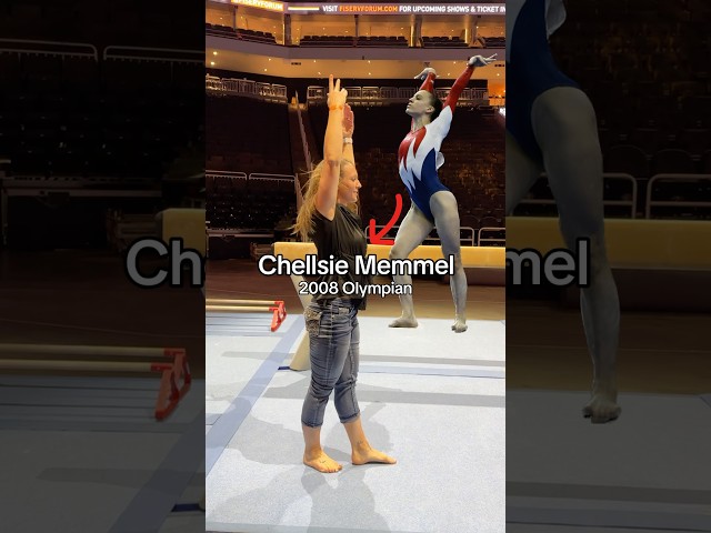 Learning an Olympian’s signature move! 😳 #gymnast #gymnastics #sports #olympics Chellsie Memmel