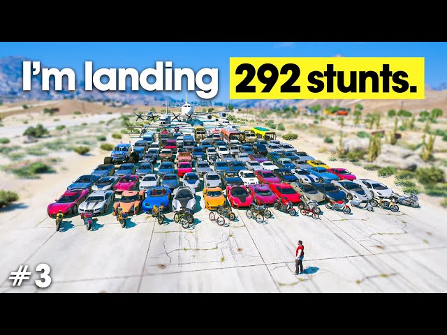 1 Stunt With Every Vehicle In GTA 5 #3